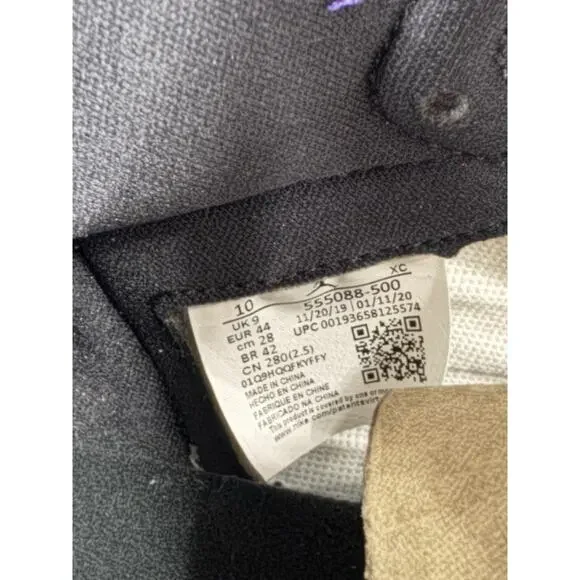 Size 10 - Air Jordan 1 Retro High OG Court Purple 2.0 55088-500 2020 - Picture 7 of 9